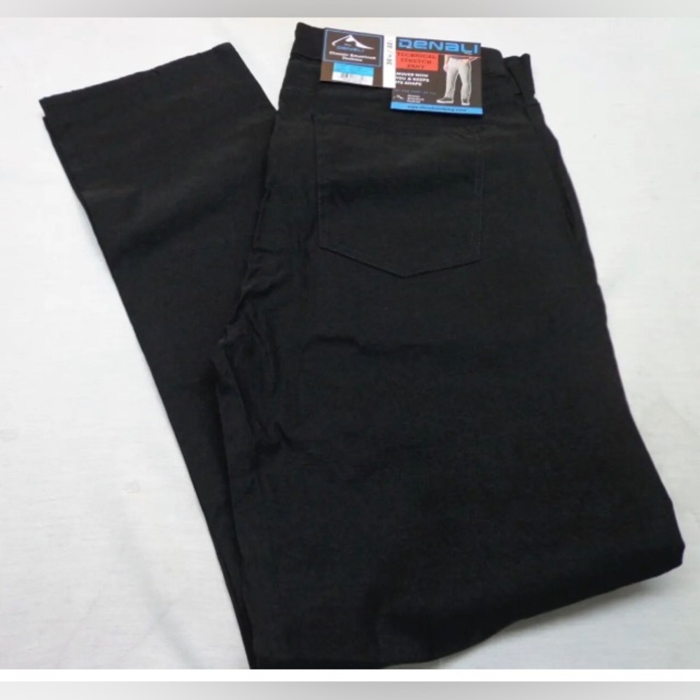 Denali Technical Stretch pants Men 36x30 Blacksoot Nylon Spandex Hiking Golf